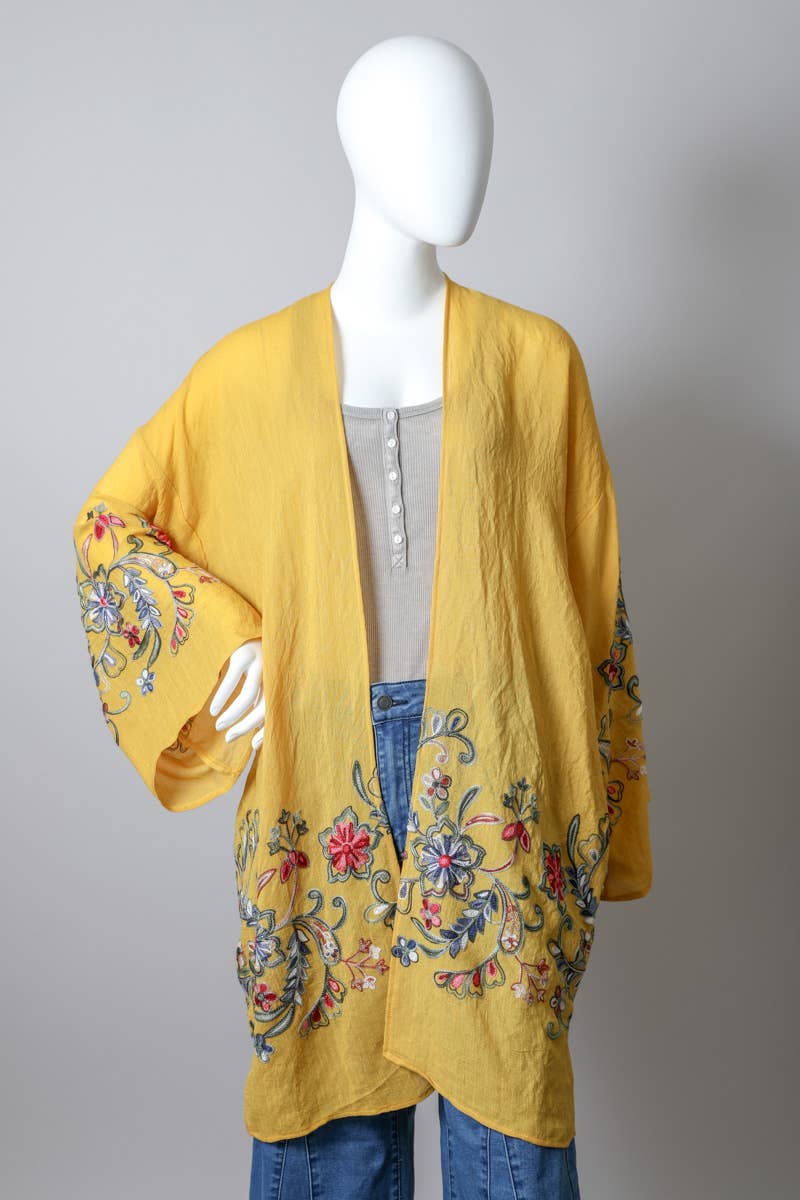 The Plum Garden | Floral Kimono