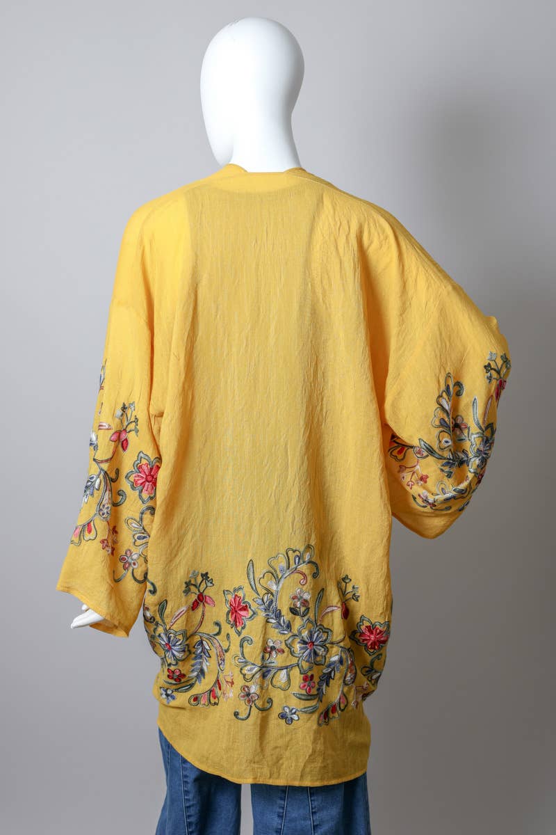 The Plum Garden | Floral Kimono