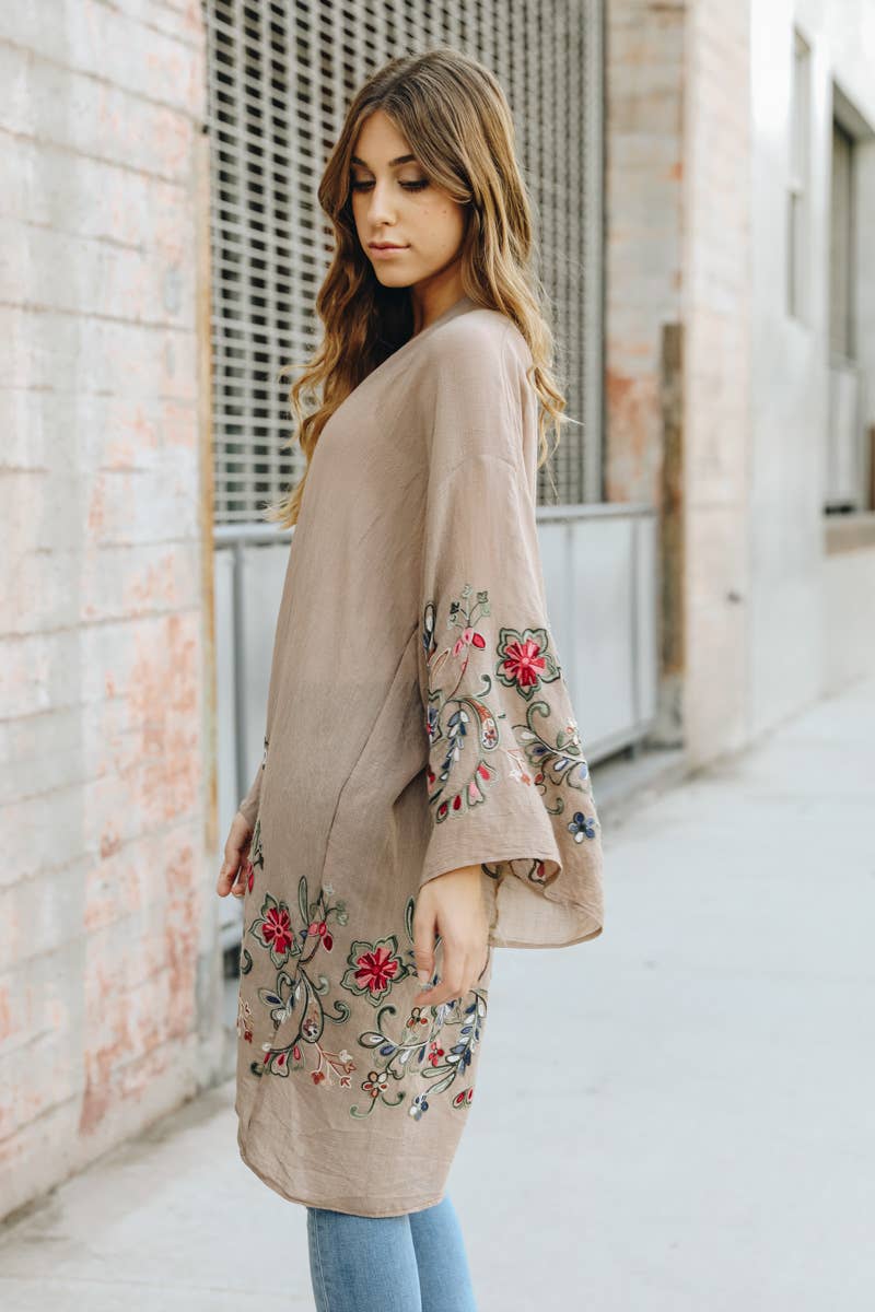 The Plum Garden | Floral Kimono