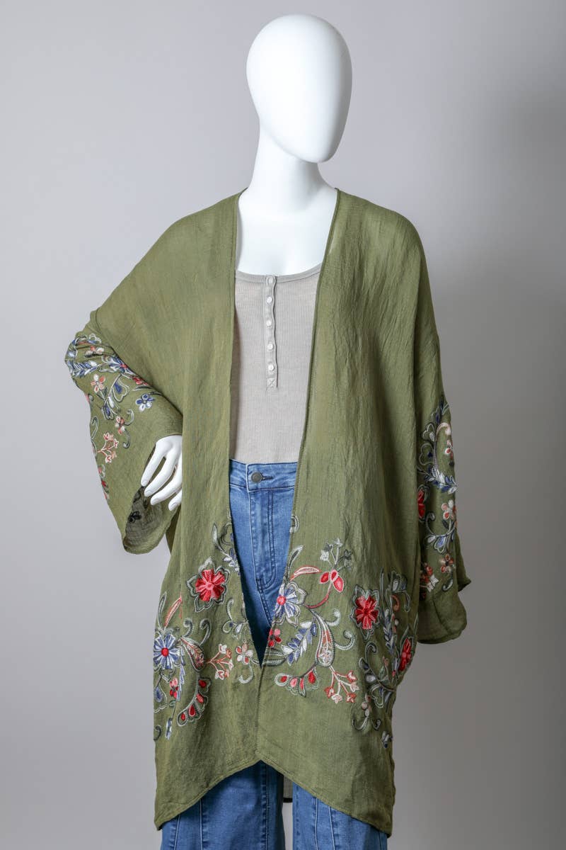 The Plum Garden | Floral Kimono