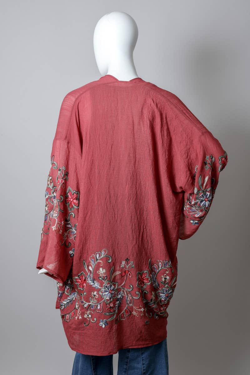 The Plum Garden | Floral Kimono
