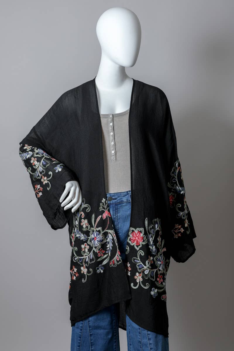 The Plum Garden | Floral Kimono