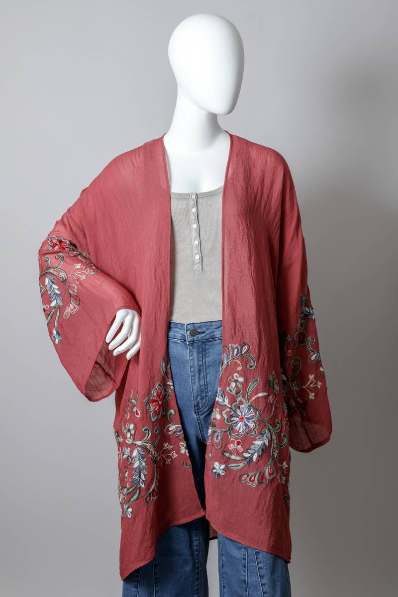 The Plum Garden | Floral Kimono