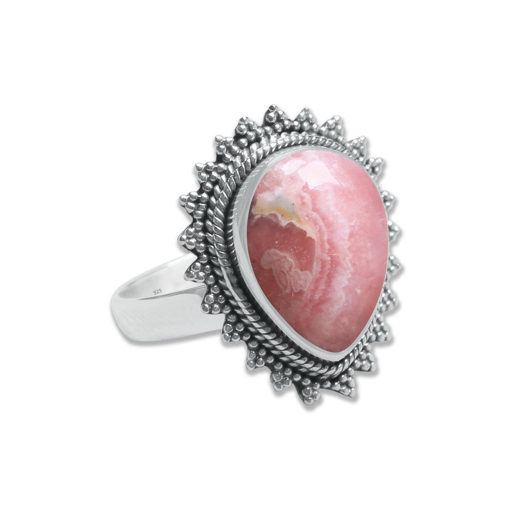 Rhodochrosite Ring