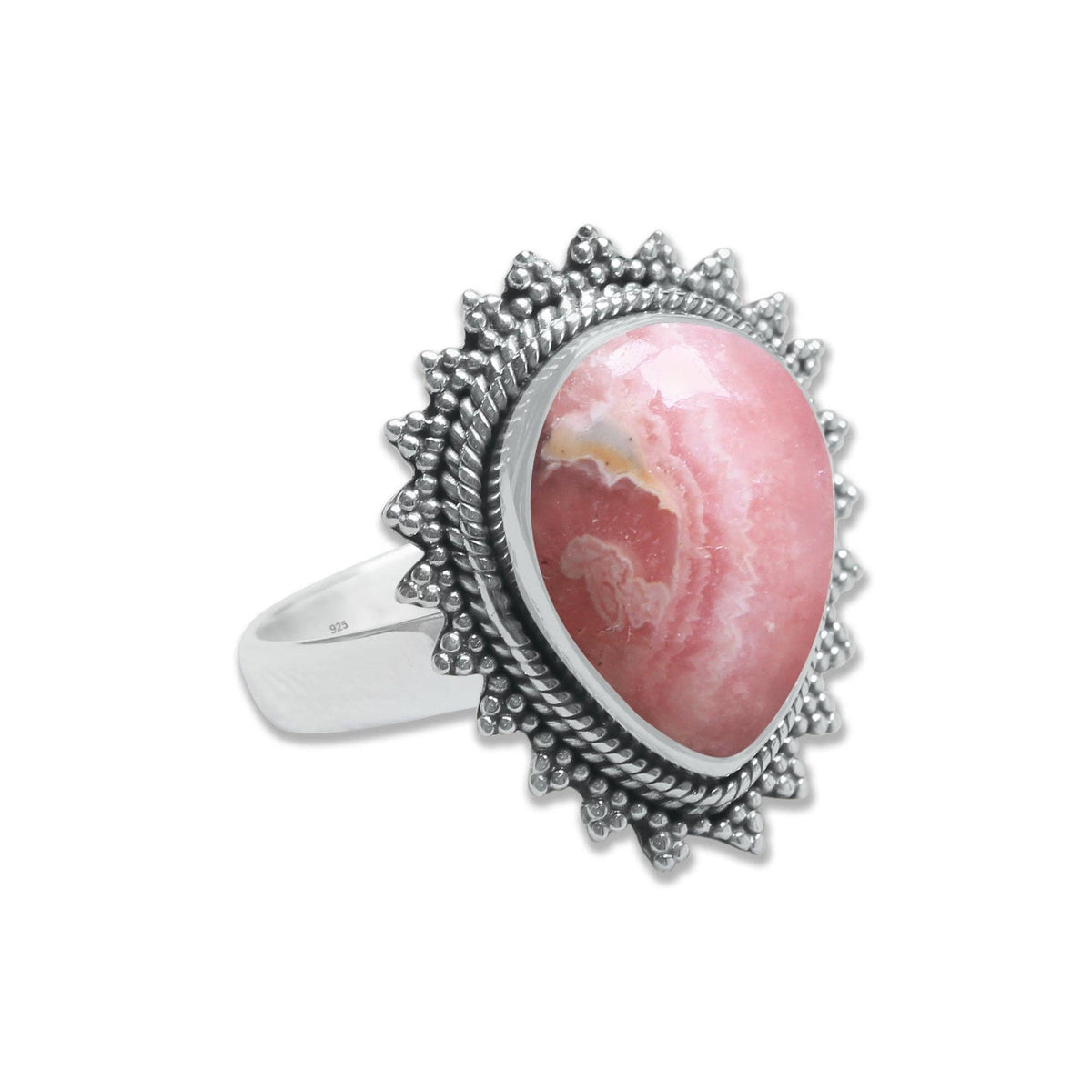 Rhodochrosite Ring
