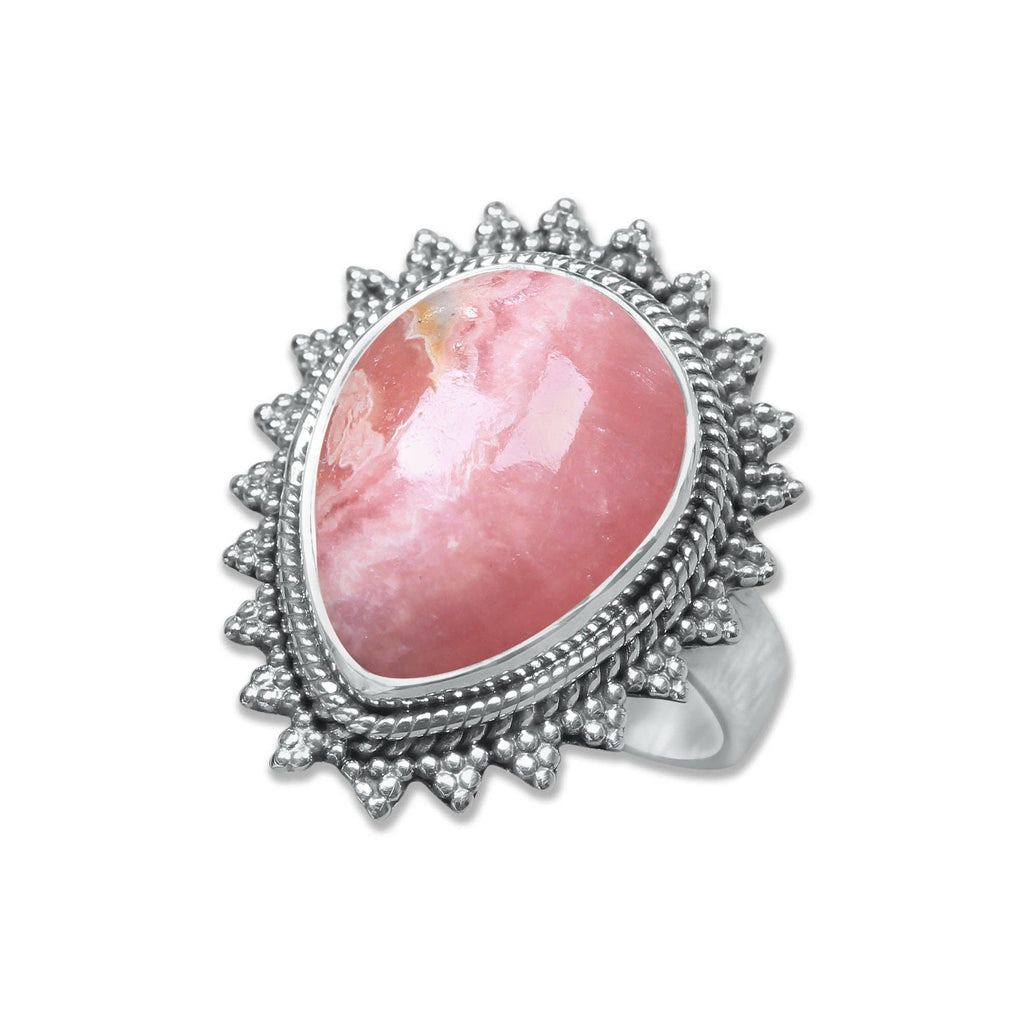 Rhodochrosite Ring