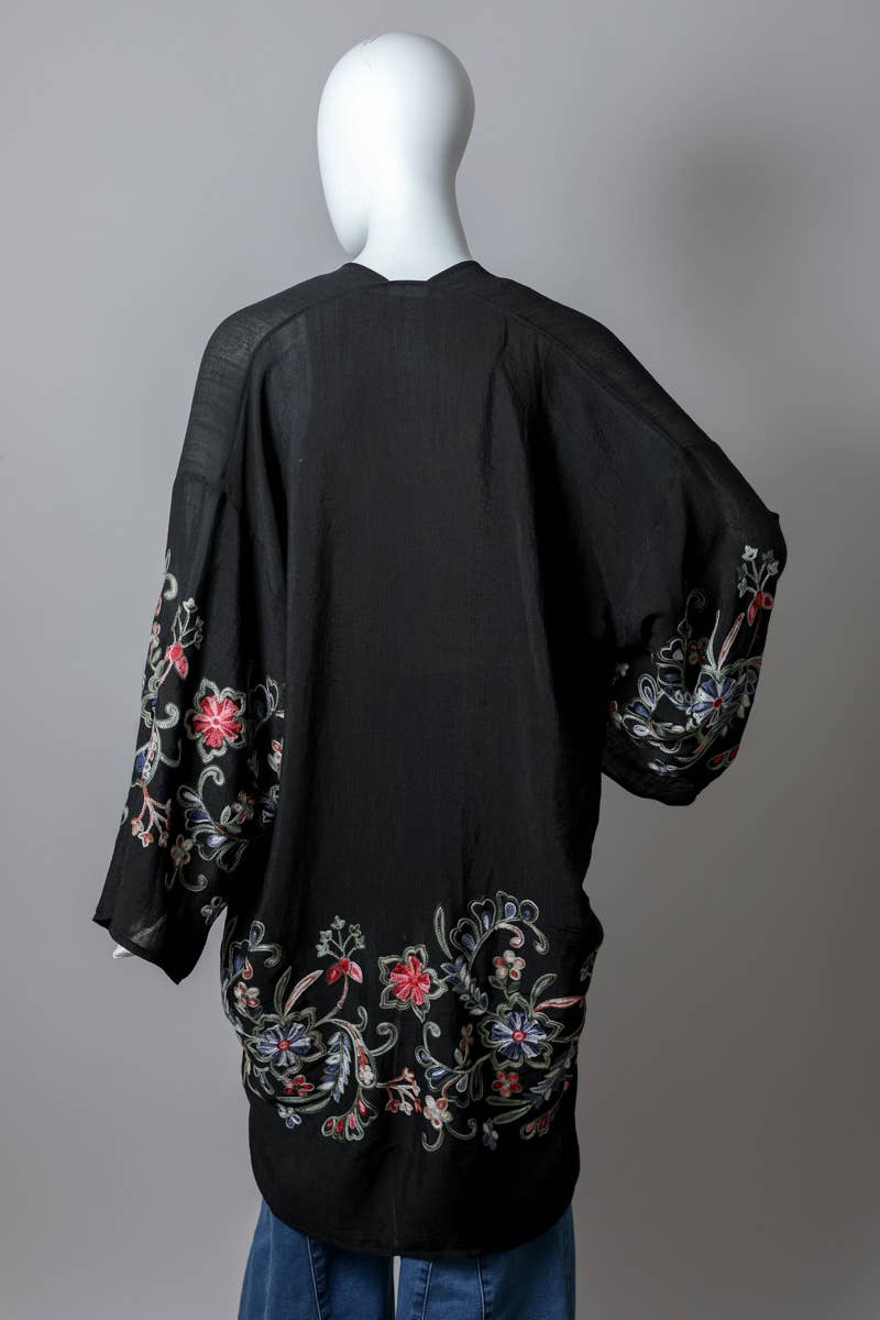 The Plum Garden | Floral Kimono