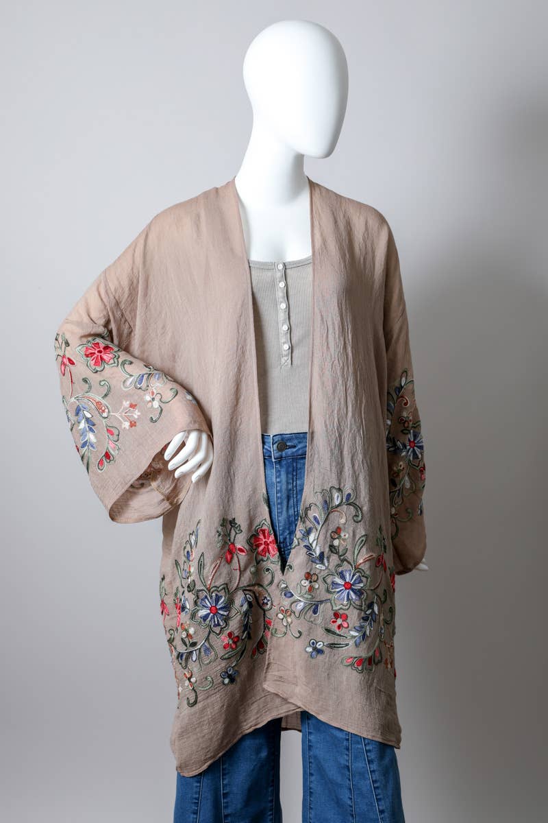 The Plum Garden | Floral Kimono