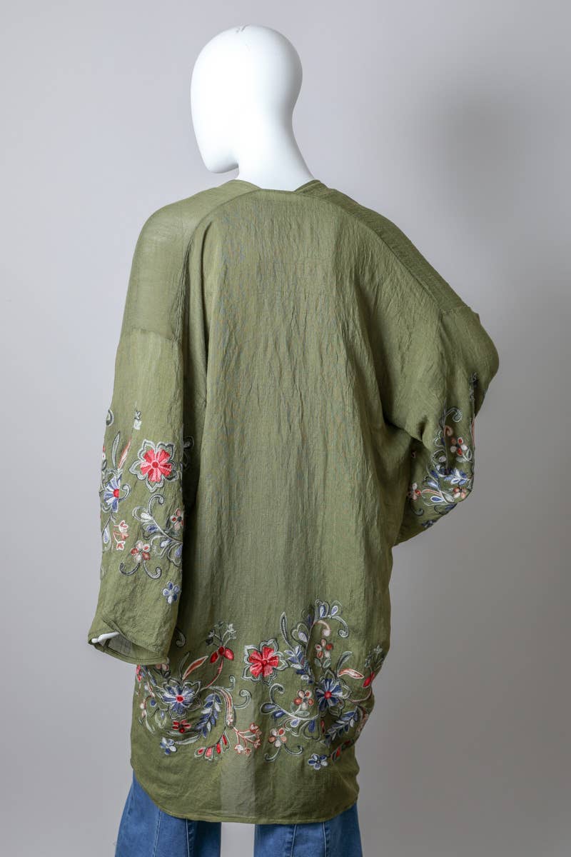 The Plum Garden | Floral Kimono